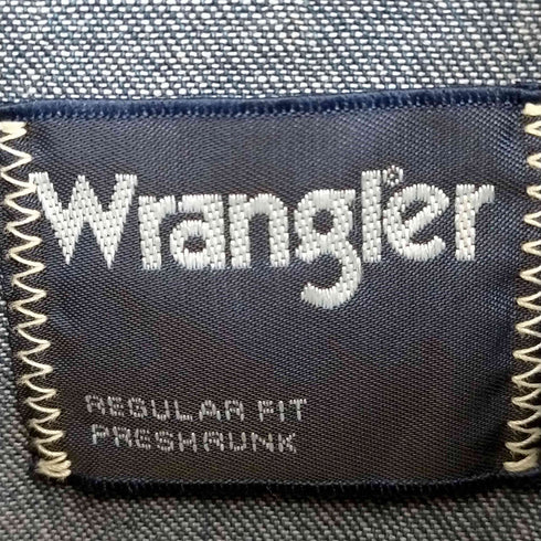 ラングラー Wrangler パイピング デニム ウエスタンシャツ レディース import:XS