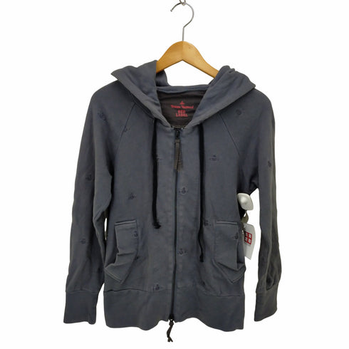 ヴィヴィアンウエストウッドレッドレーベル Vivienne Westwood RED LABEL オーブ刺繍ジップアップフーディ レディース 1