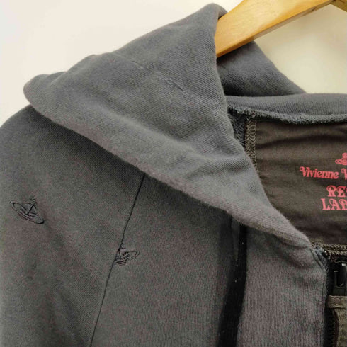 ヴィヴィアンウエストウッドレッドレーベル Vivienne Westwood RED LABEL オーブ刺繍ジップアップフーディ レディース 1