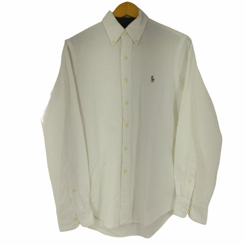 ラルフローレン RALPH LAUREN SLIM FIT STRETCH OXFORD ボニー刺繍 BD シャツ メンズ S