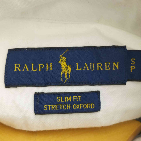 ラルフローレン RALPH LAUREN SLIM FIT STRETCH OXFORD ボニー刺繍 BD シャツ メンズ S