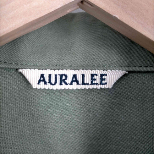 オーラリー AURALEE 15AW WASHED DOUBLE CLOTH FIELD JACKET ウォッシュド加工 M65 フィールドジャケット メンズ JPN:3