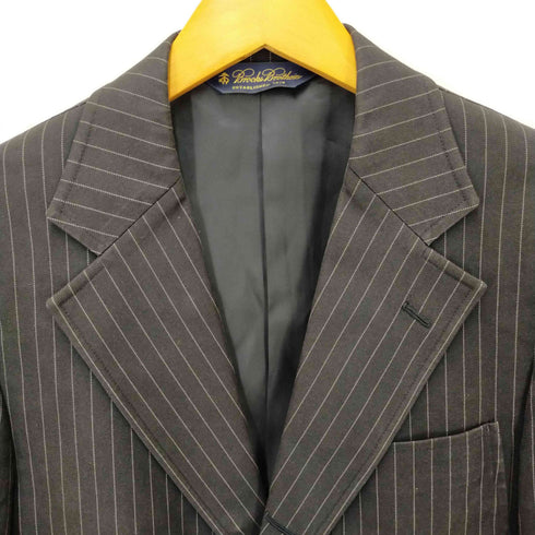 ブルックスブラザーズ BROOKS BROTHERS ピンストライプ柄3Bテーラードジャケット メンズ 37SHT