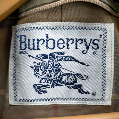 バーバリーズ BURBERRYS 裏地ハウスチェック 玉虫色 ステンカラーコート レディース