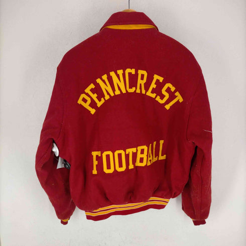 レノック RENNOC USA製 80s PENNCREST FOOTBALL ウールスタジャン メンズ JPN:L