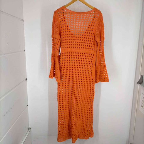 ザラ ZARA long dress with V-neck レディース JPN:S