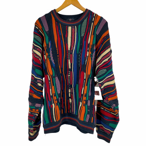 コットントレーダース Cotton Traders マルチカラー3Dニット メンズ JPN:XL