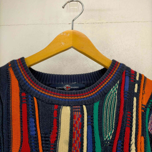 コットントレーダース Cotton Traders マルチカラー3Dニット メンズ JPN:XL