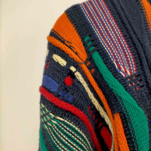 コットントレーダース Cotton Traders マルチカラー3Dニット メンズ JPN:XL