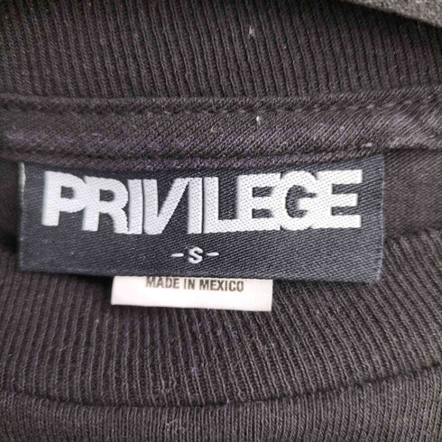 プリビレッジ PRIVILEGE 両面プリント S/S Tシャツ メンズ import:S