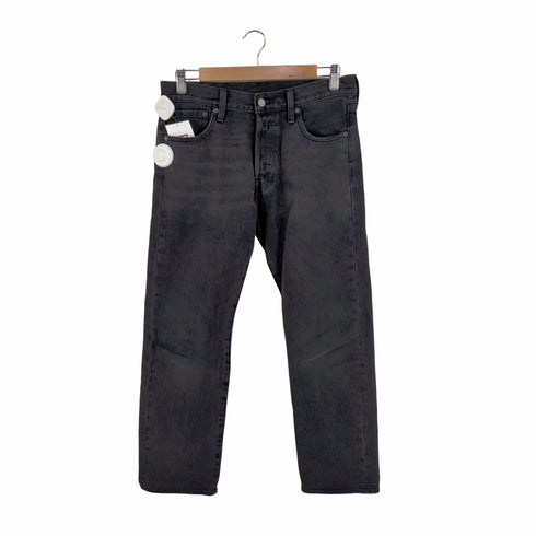リーバイス Levis 別注 501 ORIGINAL BLACK ボタンフライ ブラック デニム メンズ 30inch