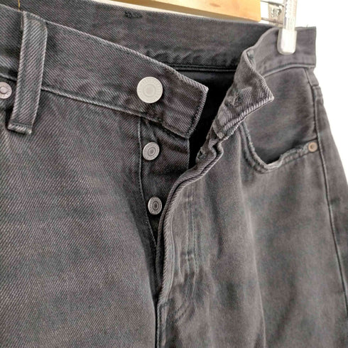リーバイス Levis 別注 501 ORIGINAL BLACK ボタンフライ ブラック デニム メンズ 30inch