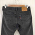 リーバイス Levis 別注 501 ORIGINAL BLACK ボタンフライ ブラック デニム メンズ 30inch