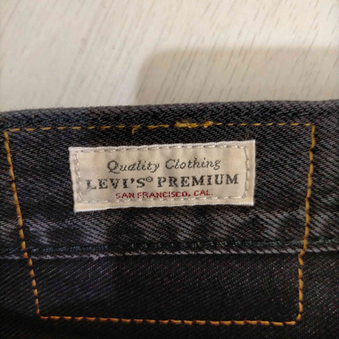 リーバイス Levis 別注 501 ORIGINAL BLACK ボタンフライ ブラック デニム メンズ 30inch