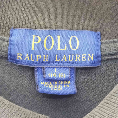 ポロラルフローレン POLO RALPH LAUREN ビッグポニー 刺繍 S/S ポロシャツ メンズ import:L