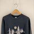 フルーツオブザルーム FRUIT OF THE LOOM USA製 COLORADO 雪原 発砲プリント ラグランスウェット メンズ import:L