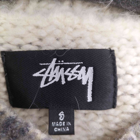 ステューシー Stussy MIXED PRINT ALPACA SWEATER メンズ import:S