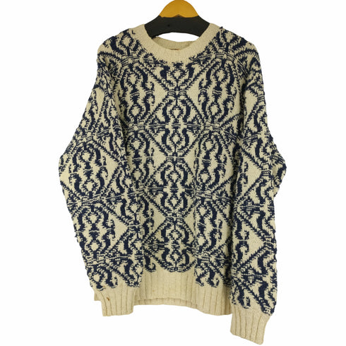 エアロポステール AEROPOSTALE 90S 総柄コットンニット メンズ import:XL