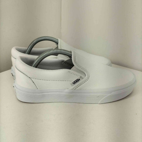 バンズ VANS CLASSIC SLIP-ON PREMIUM LEATHER TRUE WHIT レディース JPN:23.5