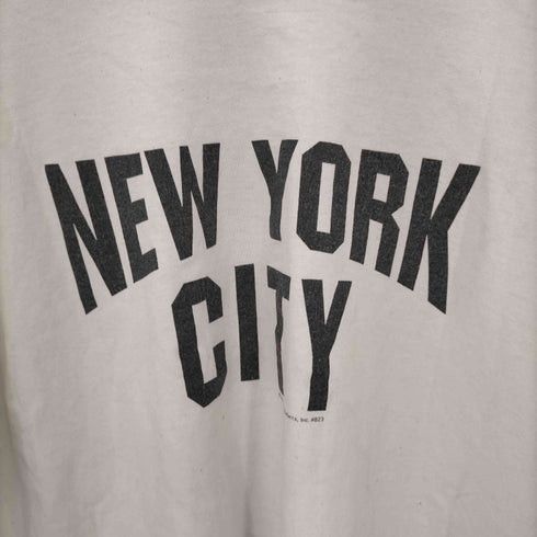アンビル Anvil 00s NEWYORK CITY linger T-shirt リンガーTシャツ S&T World Products Inc B23コピーライト メンズ import:XL