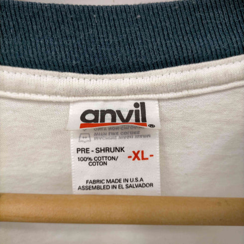 アンビル Anvil 00s NEWYORK CITY linger T-shirt リンガーTシャツ S&T World Products Inc B23コピーライト メンズ import:XL