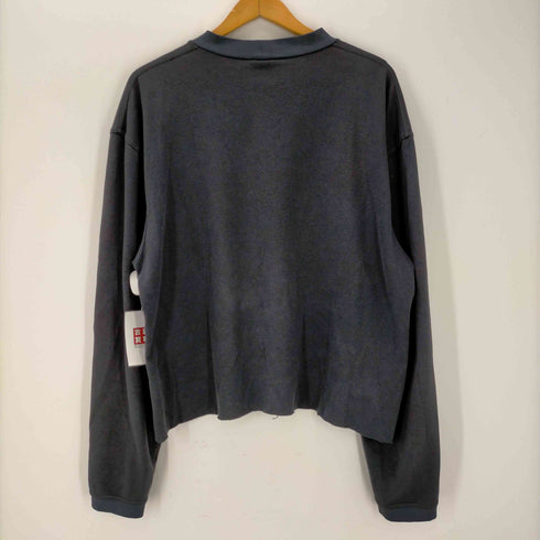 ナイキ NIKE 90-00S 刺繍ロゴ 裏地メッシュ ネック ロングTシャツ メンズ JPN:XL