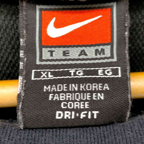 ナイキ NIKE 90-00S 刺繍ロゴ 裏地メッシュ ネック ロングTシャツ メンズ JPN:XL