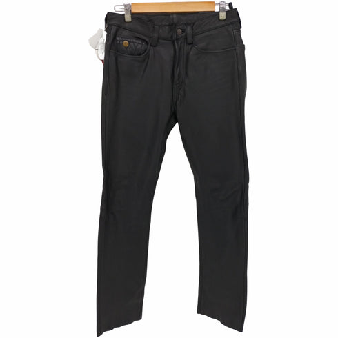 ショット Schott ストレート カウ レザー バイカー パンツ メンズ US:30-31