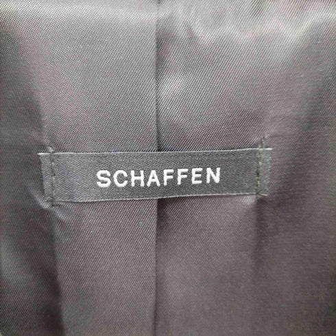 シャッフェン SCHAFFEN ラムレザー フルジップ シングル ライダース ジャケット メンズ JPN:1