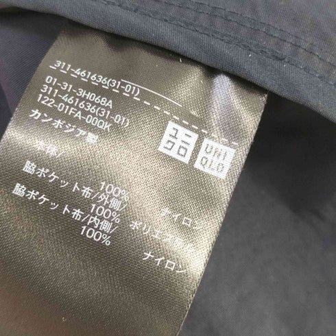ユニクロ UNIQLO ポケッタブルハーフコート メンズ JPN:M