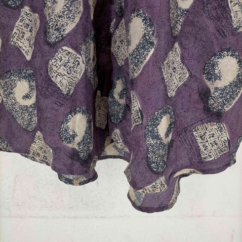 フメイ chivalry 総柄シルク半袖シャツ メンズ