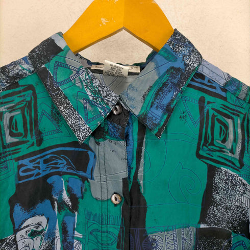 総柄シルクシャツ メンズ JPN:M
