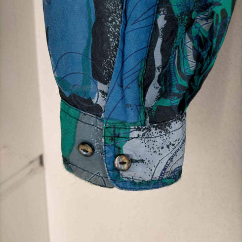 総柄シルクシャツ メンズ JPN:M