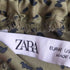 ザラ ZARA ANIMAL PRINT FLOWING SKIRT アニマル柄 イージーラップスカート レディース M