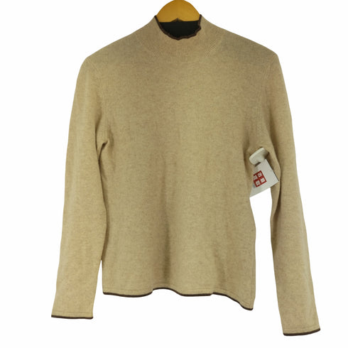 トリコッティトリコッタ Tricoti tricota カシミア100% モックネックニット レディース