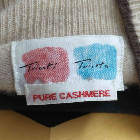 トリコッティトリコッタ Tricoti tricota カシミア100% モックネックニット レディース