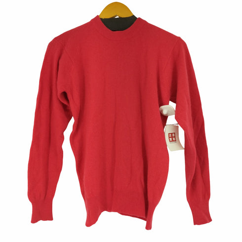 カシミア100% クルーネックニット レディース import:M