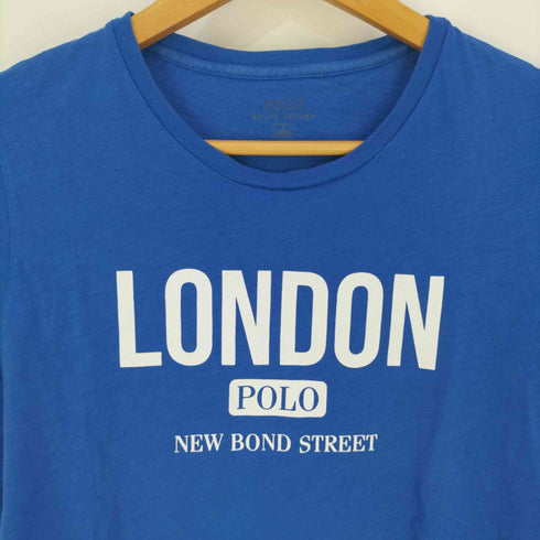 ポロラルフローレン POLO RALPH LAUREN LONDON ロンドン フロントプリント クルーネックTシャツ レディース import:M