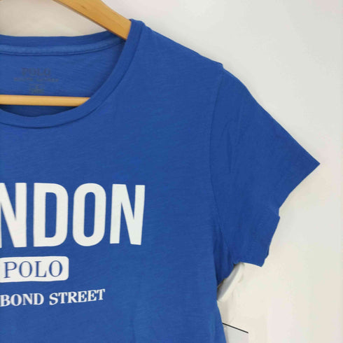 ポロラルフローレン POLO RALPH LAUREN LONDON ロンドン フロントプリント クルーネックTシャツ レディース import:M