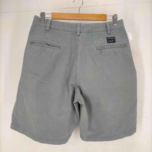 ステューシー Stussy 90s 紺タグ MADE IN USA コットンチェックショートパンツ メンズ US:32-33