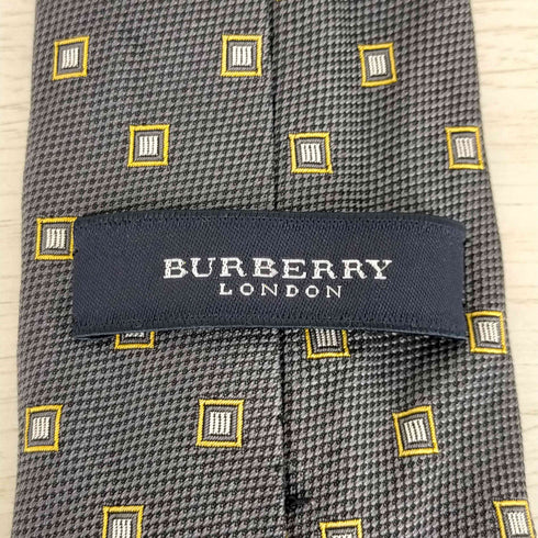バーバリーロンドン BURBERRY LONDON 総柄 シルク ネクタイ メンズ