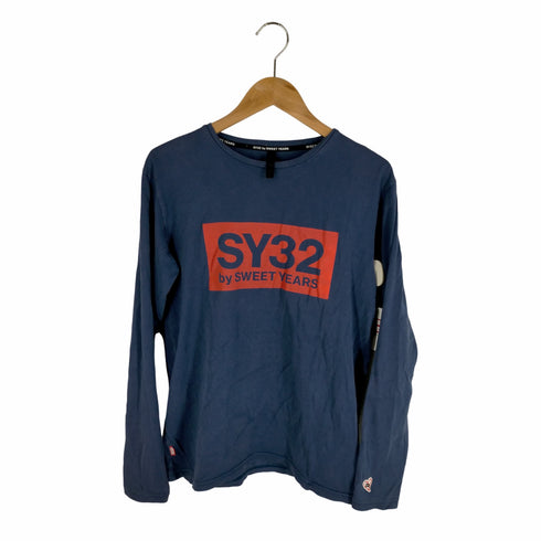 エスワイサーティトゥー SY32 by SWEET YEARS ボックスロゴ ロングTシャツ メンズ