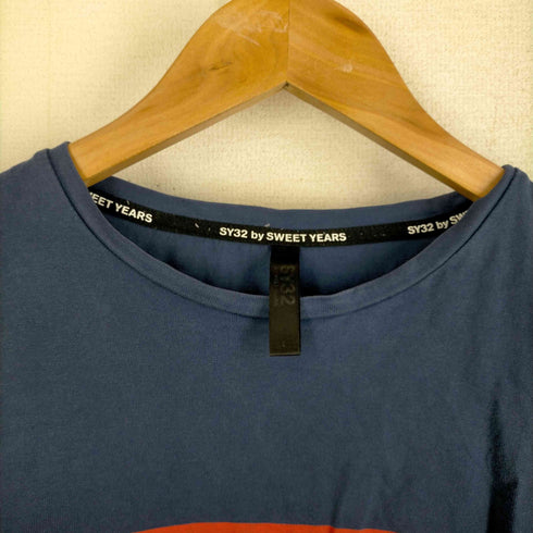 エスワイサーティトゥー SY32 by SWEET YEARS ボックスロゴ ロングTシャツ メンズ