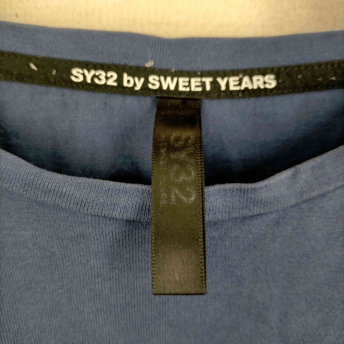 エスワイサーティトゥー SY32 by SWEET YEARS ボックスロゴ ロングTシャツ メンズ