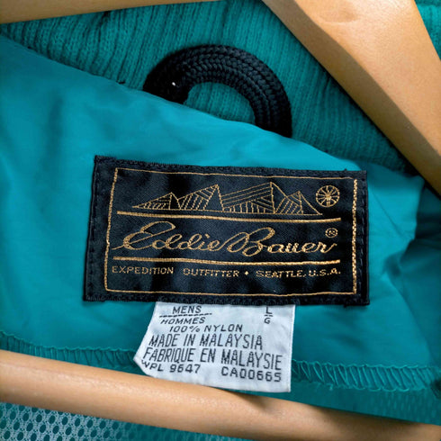 エディーバウアー Eddie Bauer 黒タグ パッカブルナイロンジャケット メンズ JPN:L