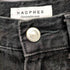 マカフィー MACPHEE コットンブラックデニム セミワイドパンツ レディース JPN:34