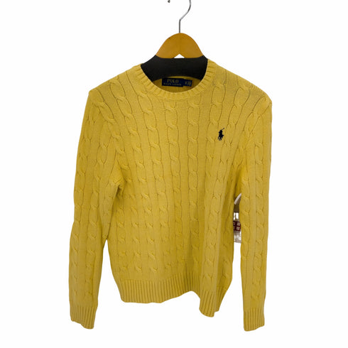 ポロラルフローレン POLO RALPH LAUREN スモールポニー刺繍ケーブルコットンニット レディース import:XS