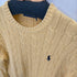 ポロラルフローレン POLO RALPH LAUREN スモールポニー刺繍ケーブルコットンニット レディース import:XS