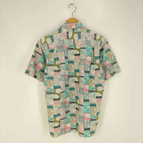リバティ LIBERTY HOUSE THE ONO SHIRT 花柄パッチワーク コットンシャツ メンズ import:M