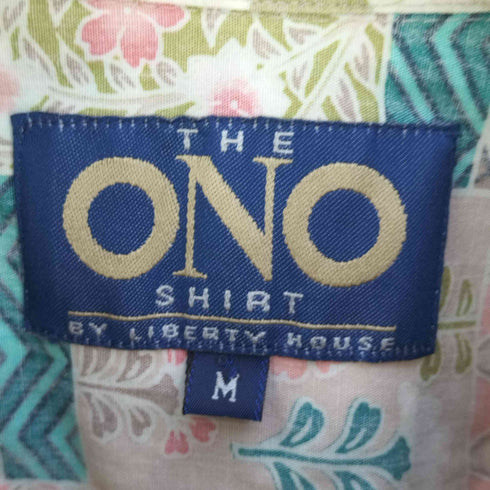 リバティ LIBERTY HOUSE THE ONO SHIRT 花柄パッチワーク コットンシャツ メンズ import:M